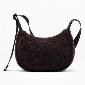 Athleta 100% Polyester Mini All About Sherpa Cresent Bag
